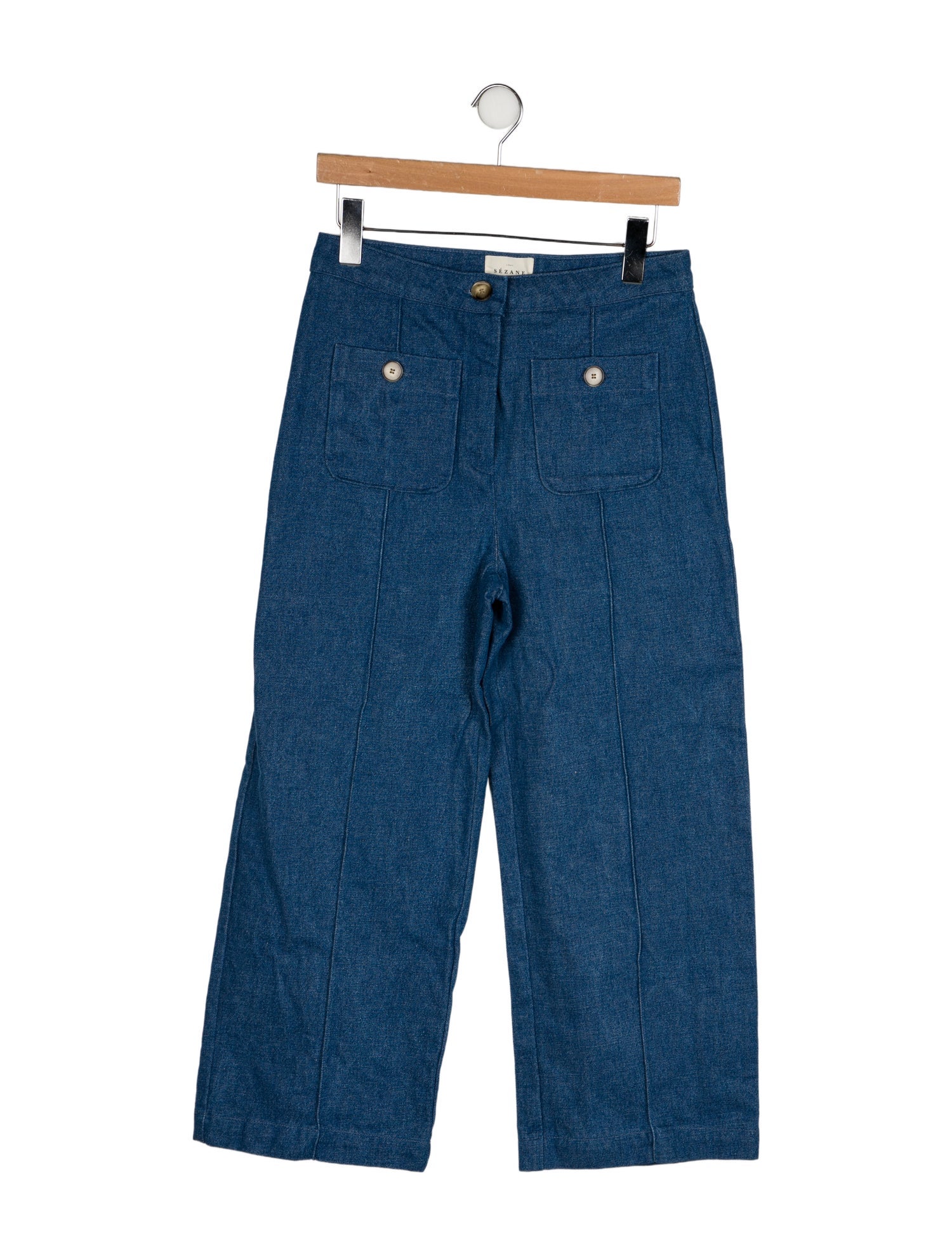 Sézane High-Rise Wide Leg Jeans