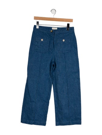 Sézane High-Rise Wide Leg Jeans