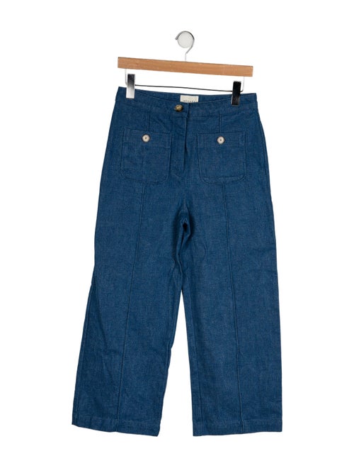 Sézane High-Rise Wide Leg Jeans