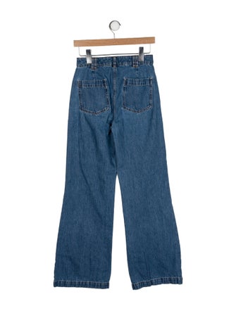 Sézane High-Rise Wide Leg Jeans