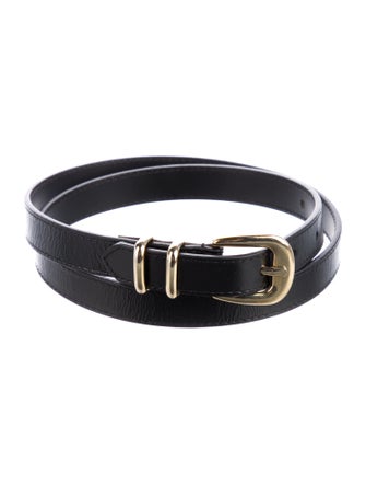 Sézane Skinny Leather Belt