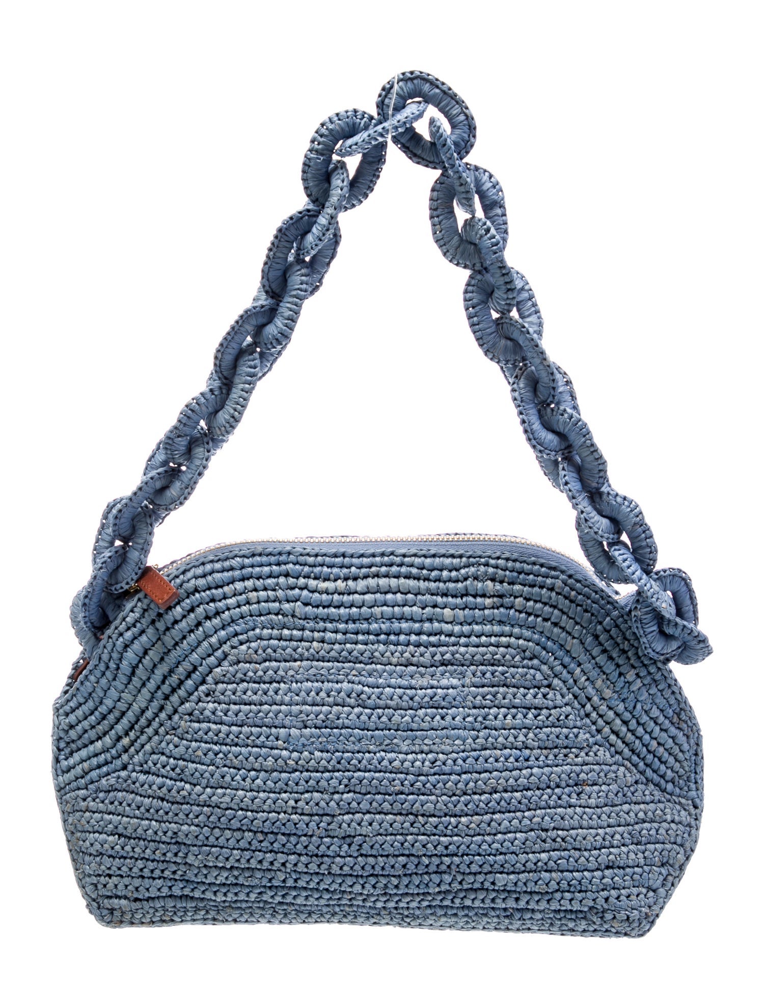 Sézane Raffia Shoulder Bag