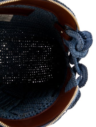 Sézane Raffia Shoulder Bag