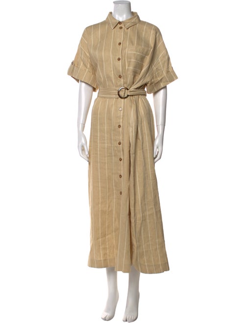 Sézane Linen Long Dress