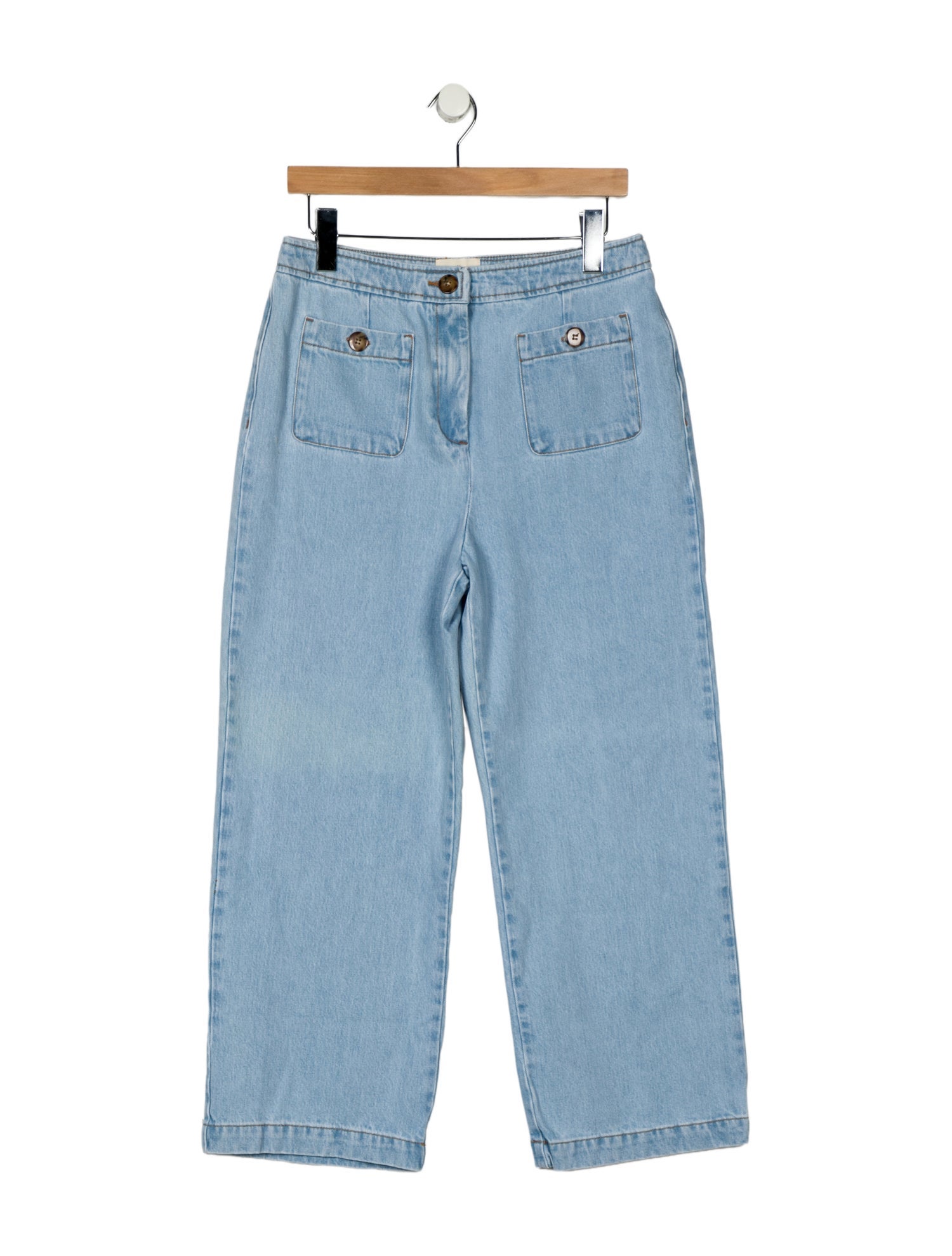 Sézane High-Rise Wide Leg Jeans