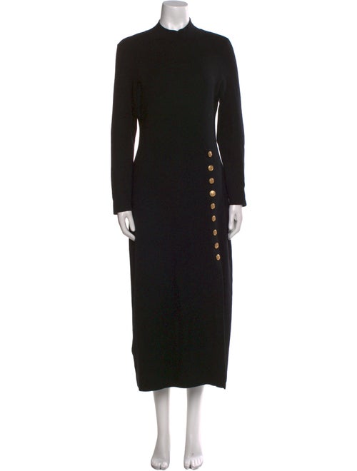 Sézane Mock Neck Long Dress