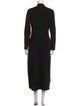 Sézane Mock Neck Long Dress