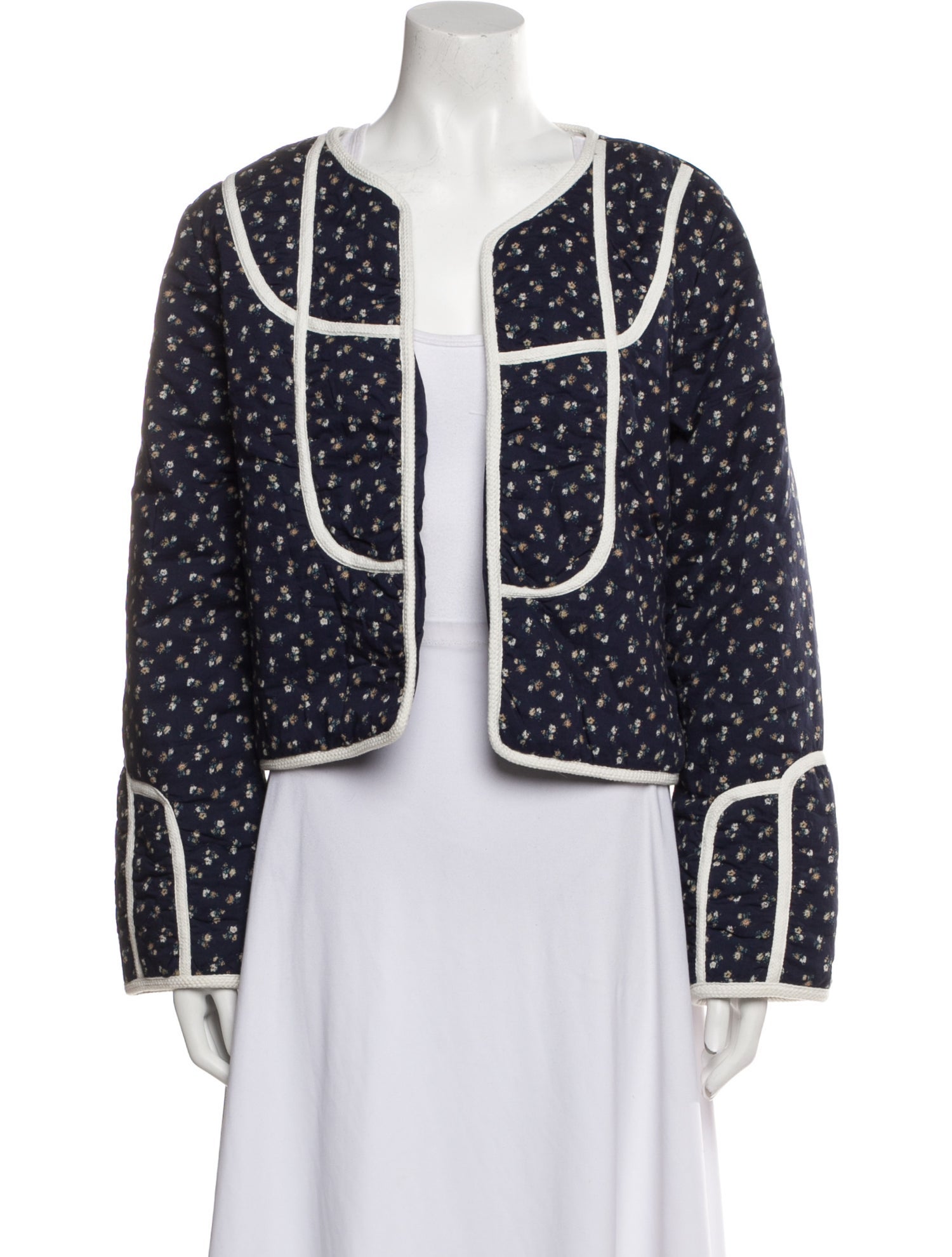 Sézane Printed Evening Jacket