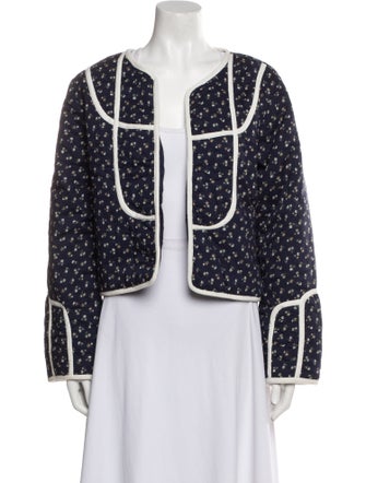 Sézane Printed Evening Jacket