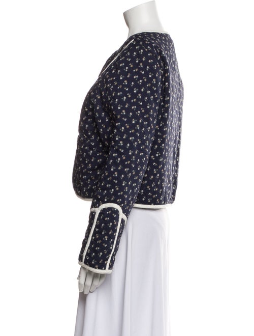 Sézane Printed Evening Jacket