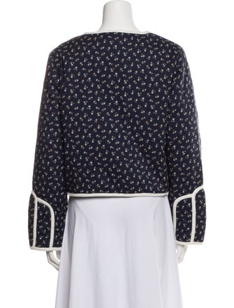 Sézane Printed Evening Jacket