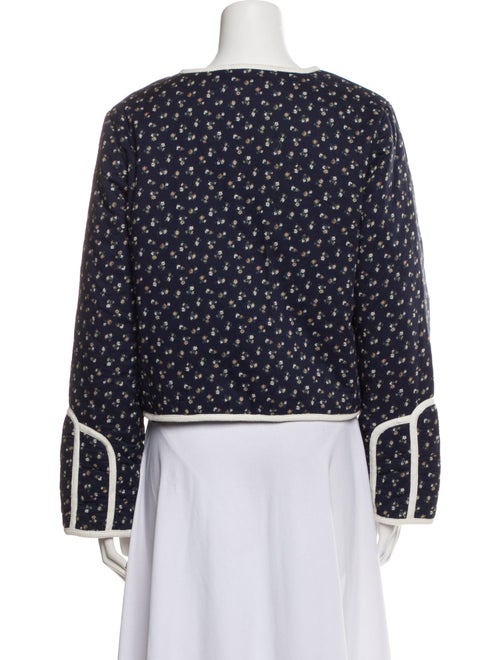 Sézane Printed Evening Jacket