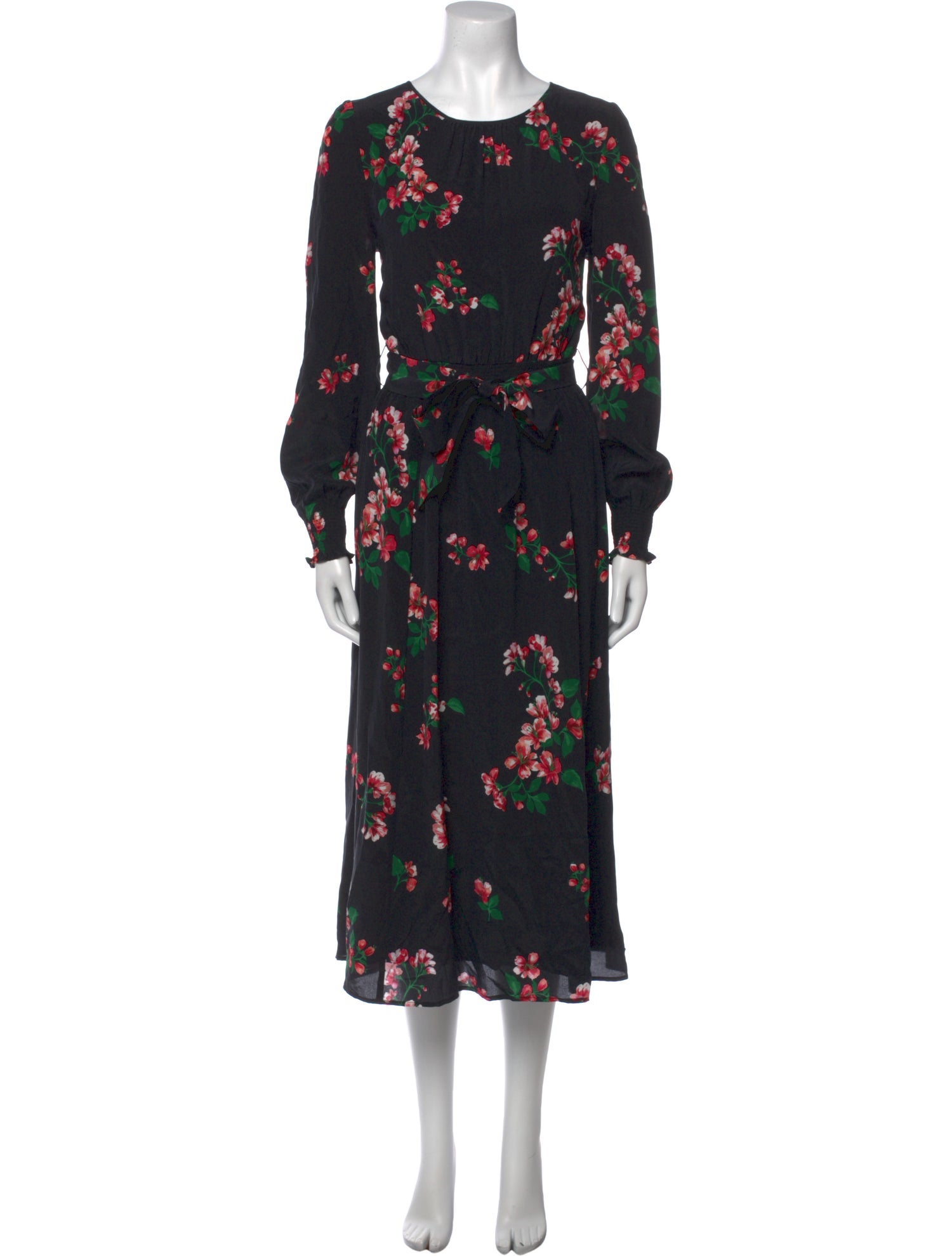 Sézane Silk Long Dress