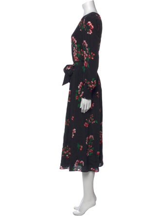 Sézane Silk Long Dress