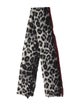 Sézane Wool Animal Print Scarf