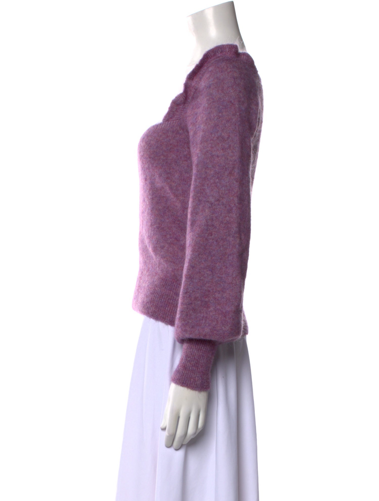 Sézane Nylon Square Neckline Sweater