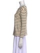 Sézane Striped Bateau Neckline Top