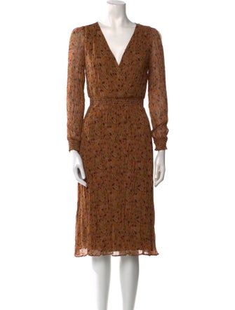 Sézane Printed Knee-Length Dress