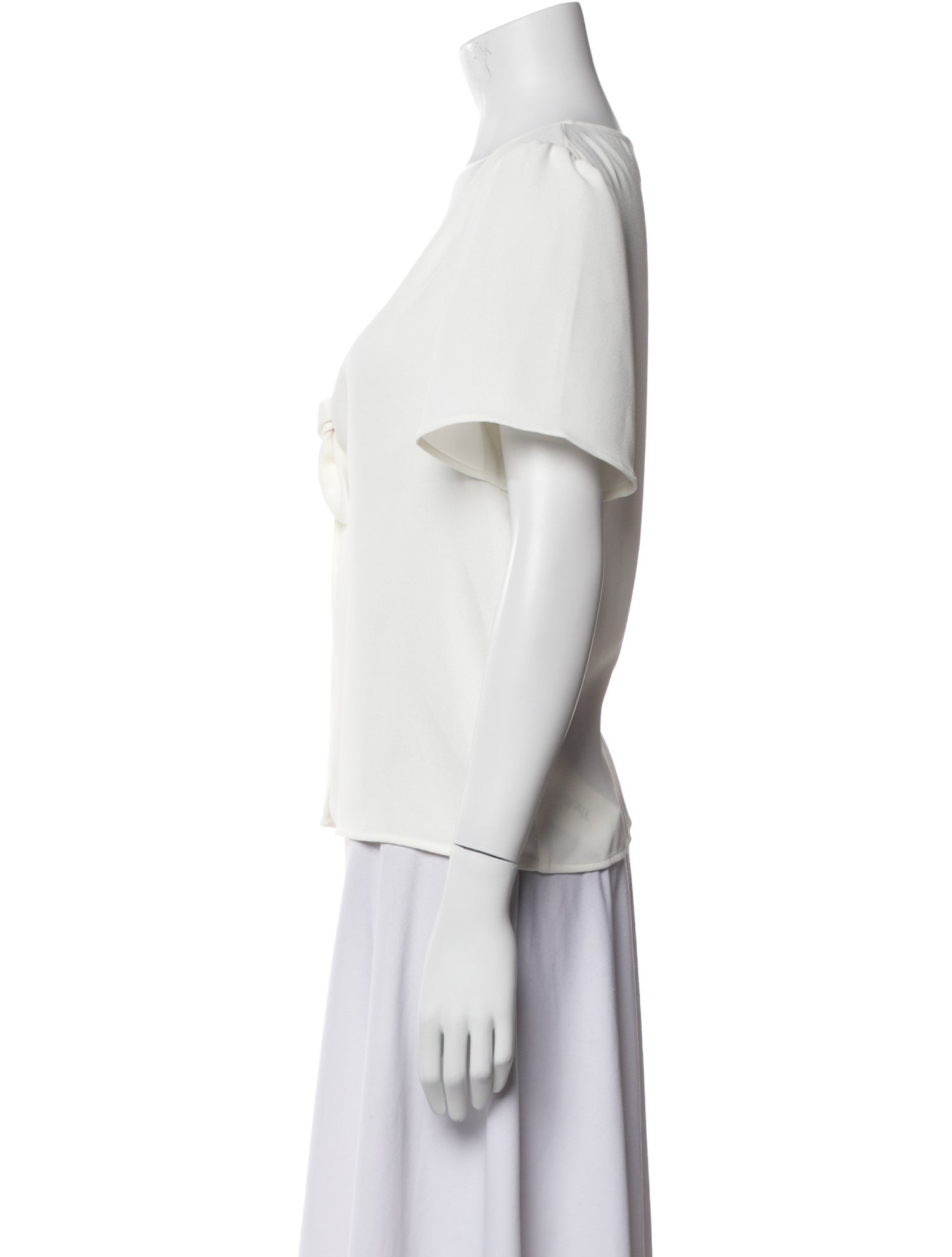 Sézane Wool V-Neck Blouse