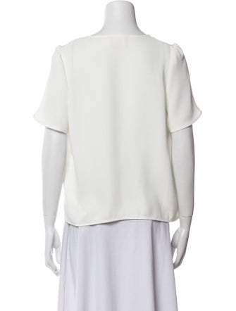 Sézane Wool V-Neck Blouse