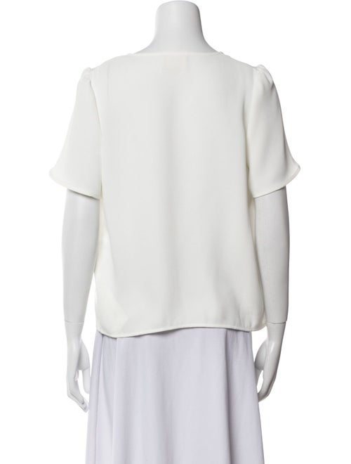 Sézane Wool V-Neck Blouse