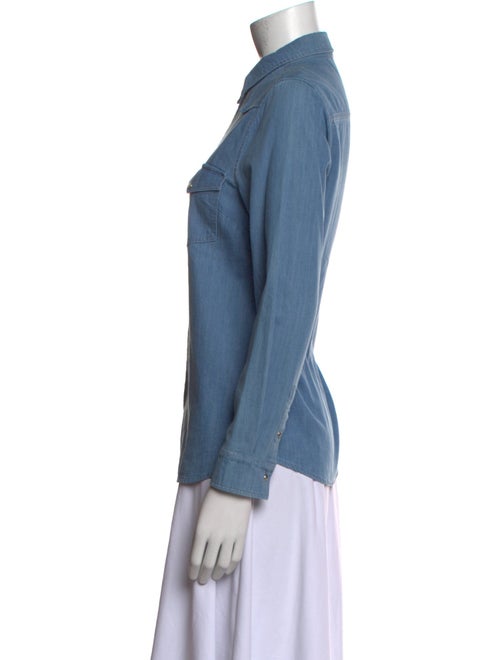 Sézane Long Sleeve Button-Up Top