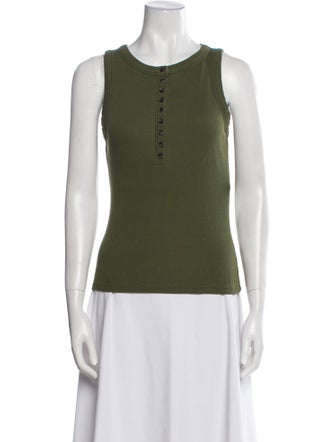 Sézane Scoop Neck Sleeveless Top