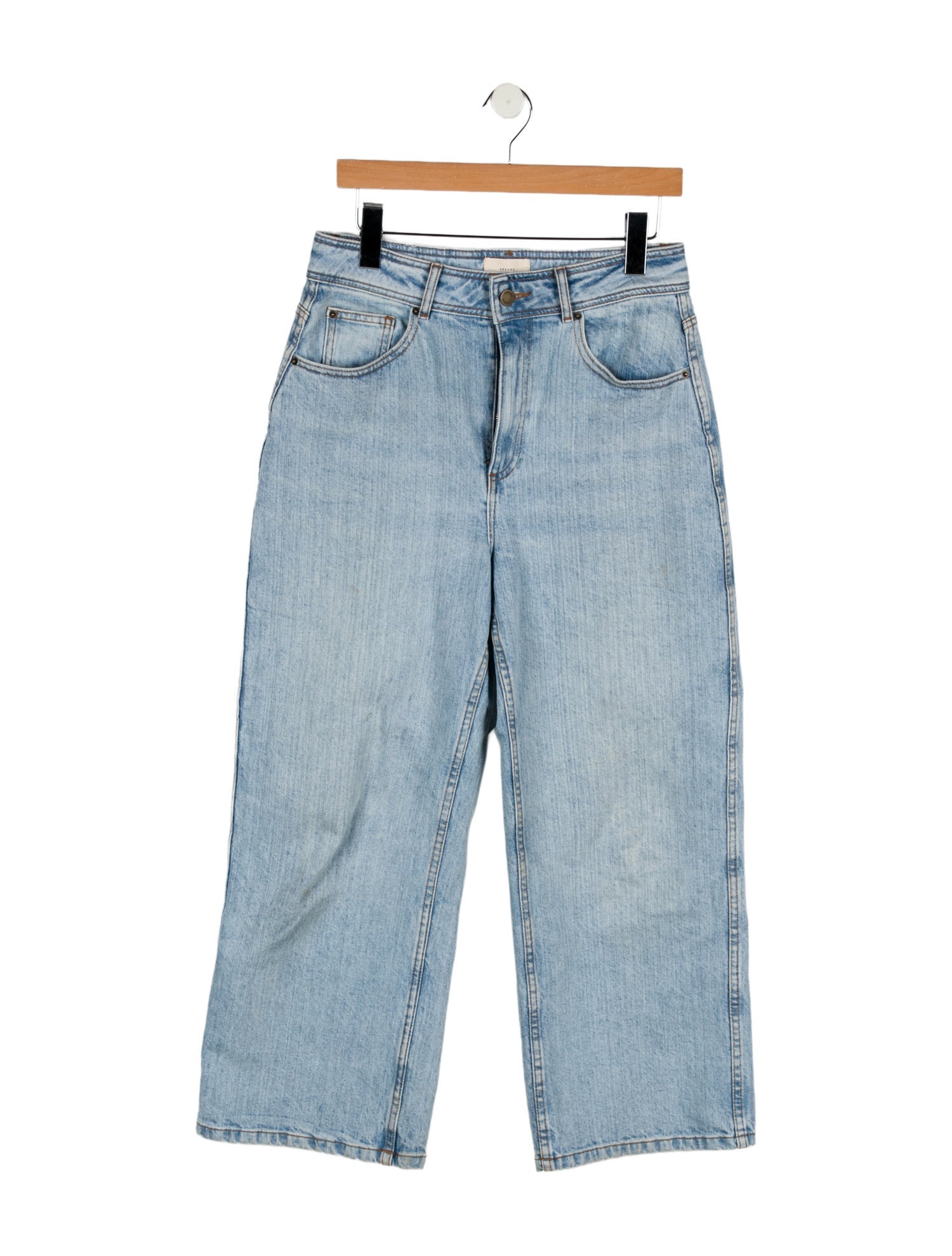 Sézane High-Rise Wide Leg Jeans