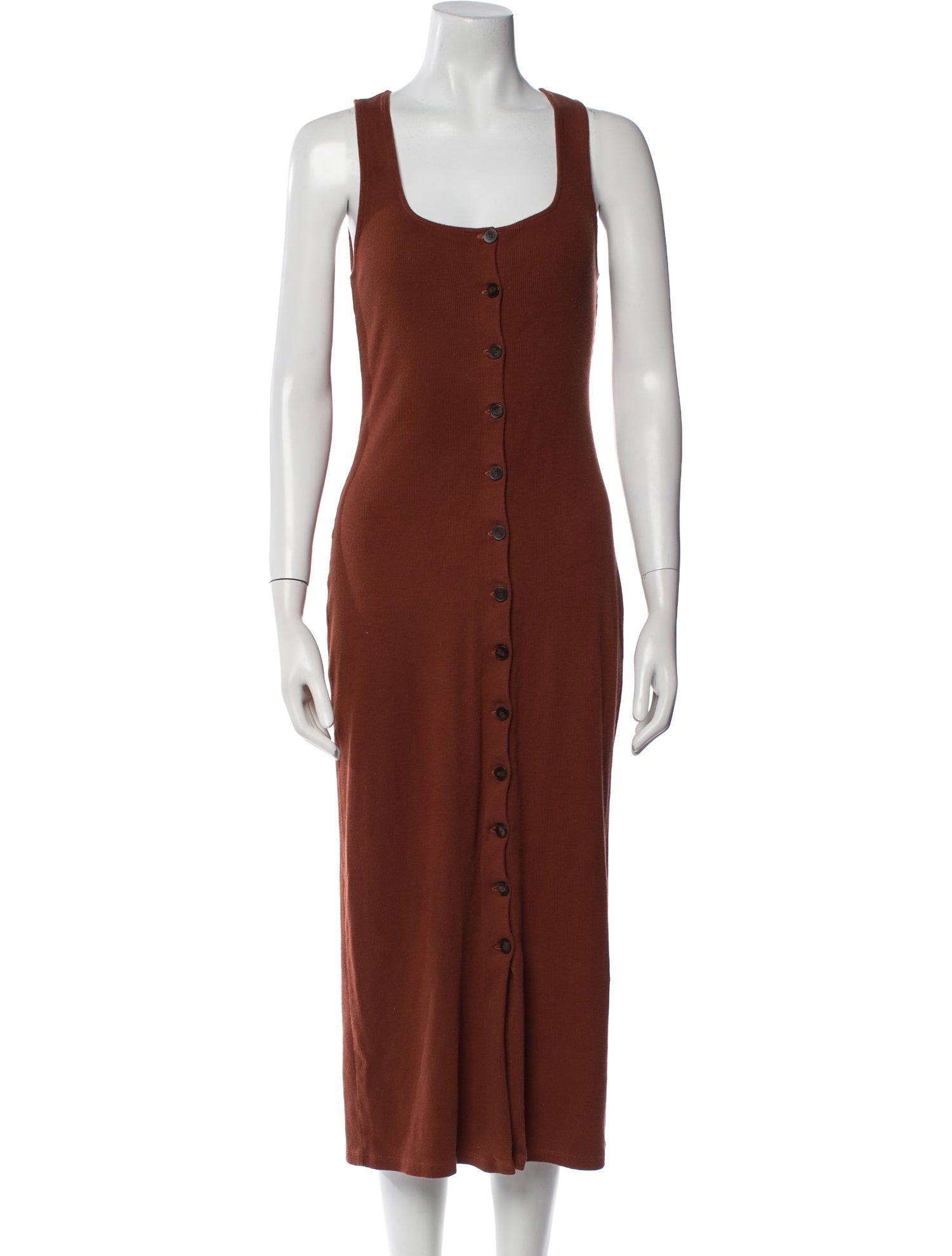Sézane Scoop Neck Long Dress