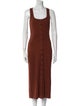 Sézane Scoop Neck Long Dress