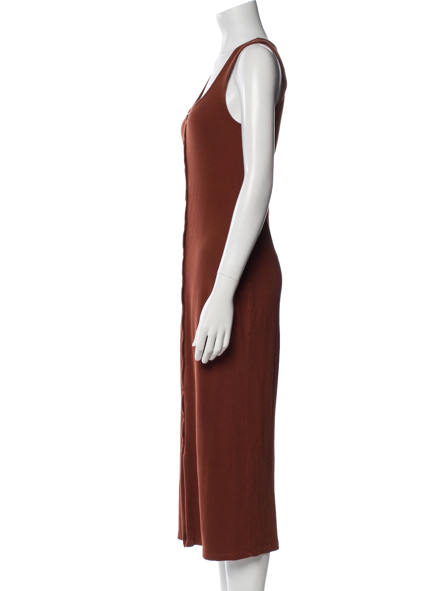 Sézane Scoop Neck Long Dress