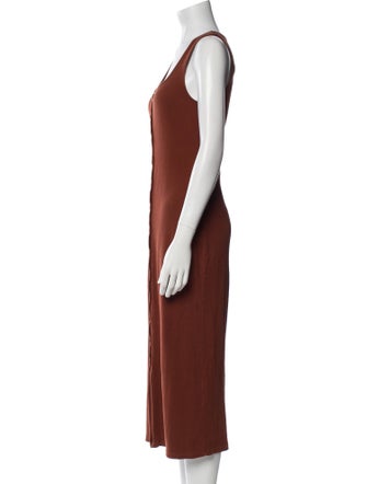 Sézane Scoop Neck Long Dress