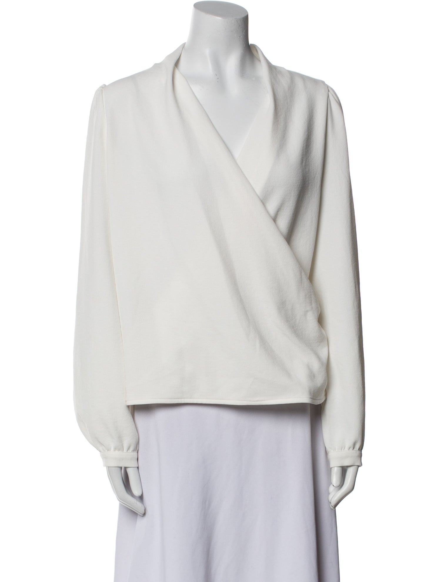 Sézane V-Neck Long Sleeve Sweatshirt