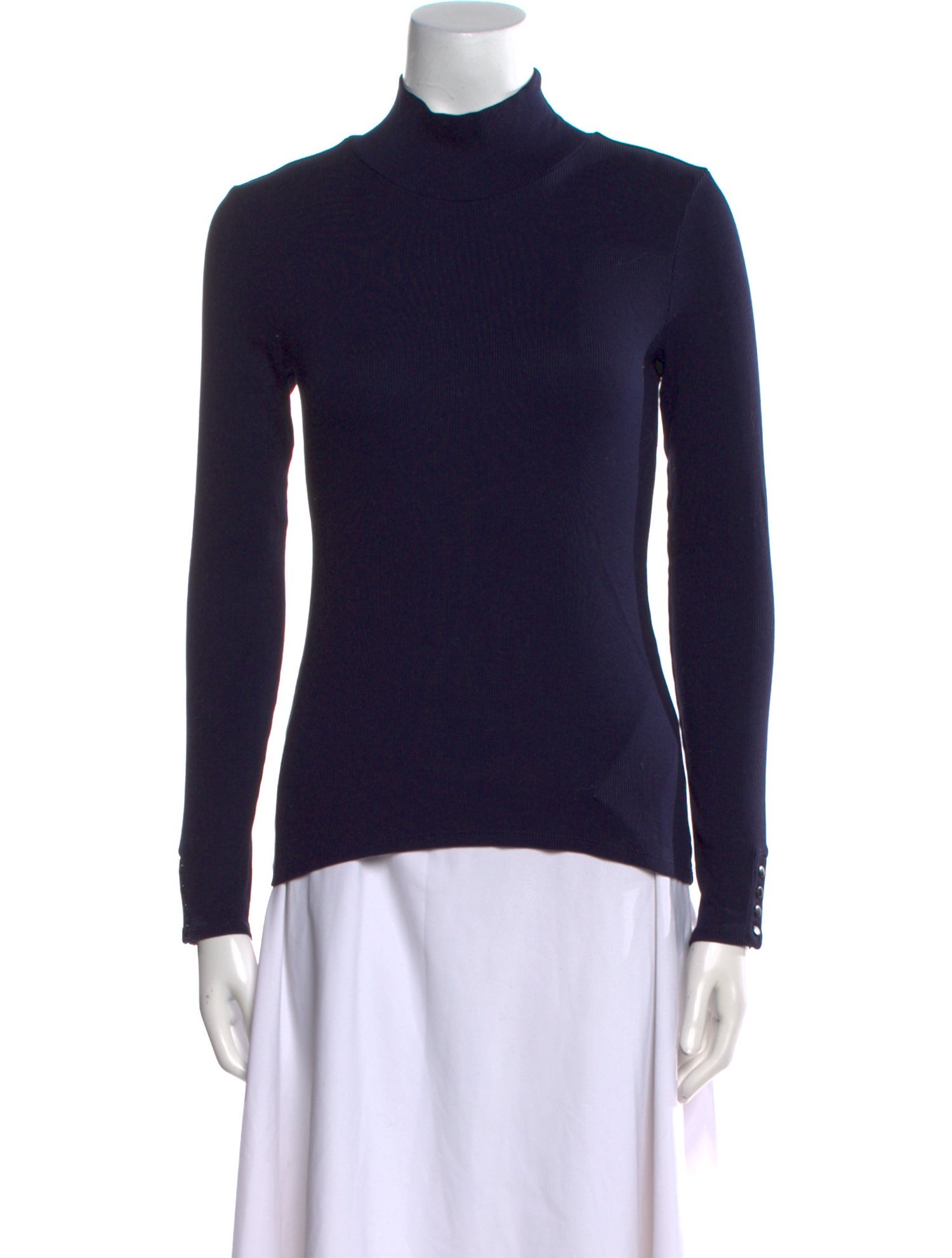 Sézane Turtleneck Long Sleeve Top