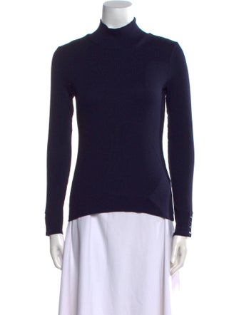 Sézane Turtleneck Long Sleeve Top