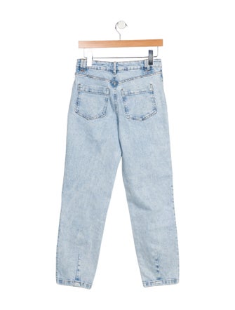 Sézane High-Rise Straight Leg Jeans