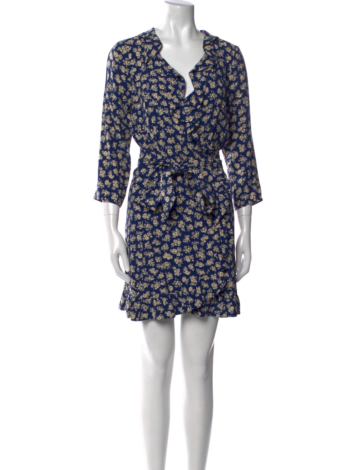 Sézane Floral Print Mini Dress