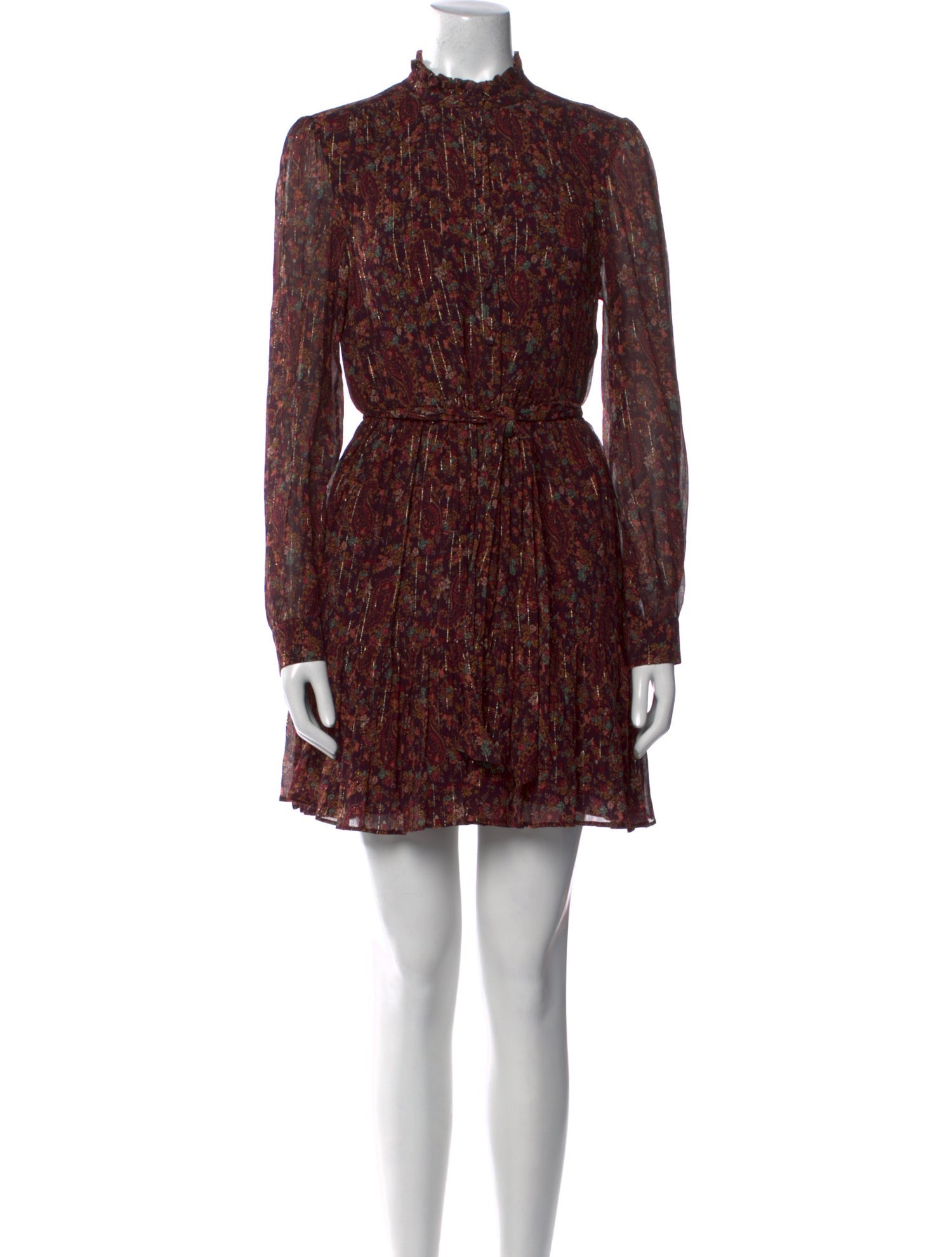 Sézane Printed Mini Dress