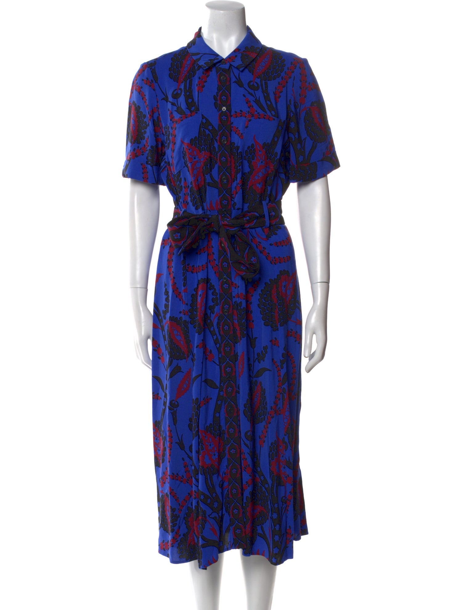 Sézane Printed Midi Length Dress