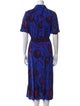 Sézane Printed Midi Length Dress