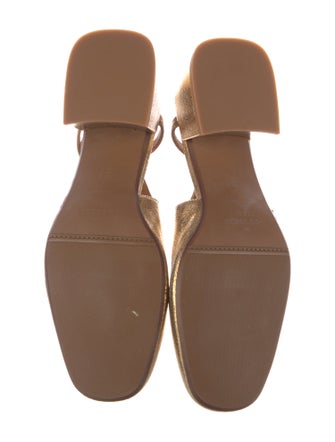 Sézane Leather Slingback Flats