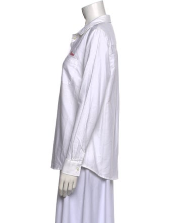 Sézane Long Sleeve Button-Up Top