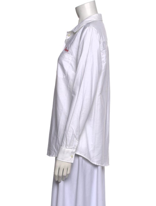 Sézane Long Sleeve Button-Up Top