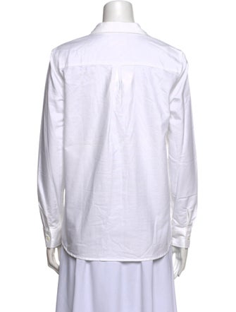 Sézane Long Sleeve Button-Up Top