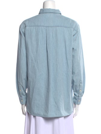 Sézane Long Sleeve Button-Up Top