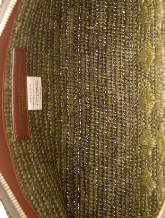 Sézane Raffia Clutch