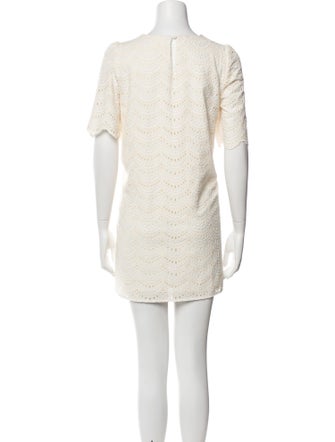 Sézane Bateau Neckline Mini Dress