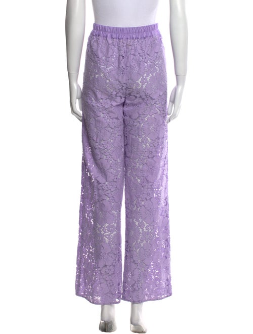 Sézane Floral Print Wide Leg Pants