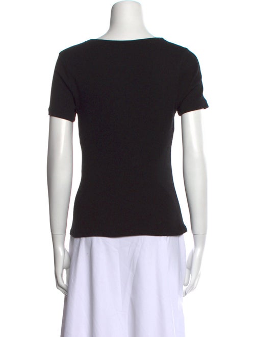 Sézane Square Neckline Short Sleeve Top