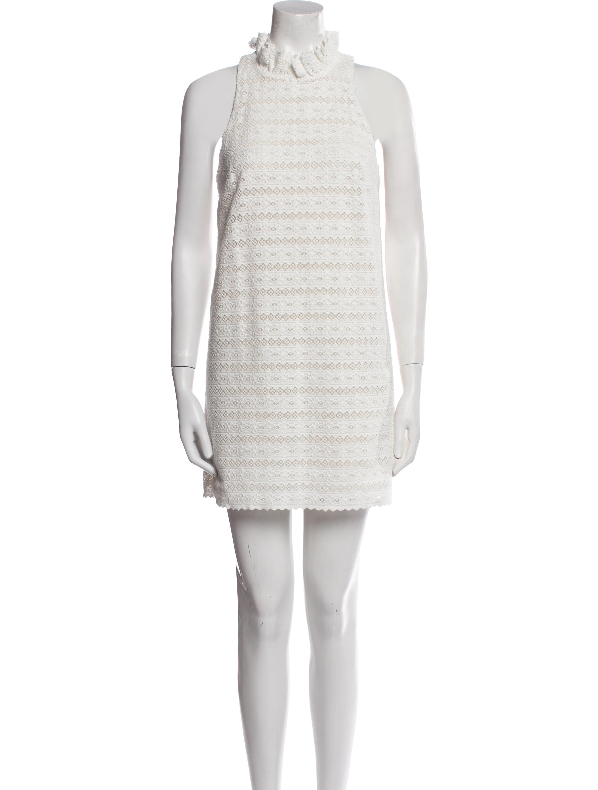 Sézane Mock Neck Mini Dress